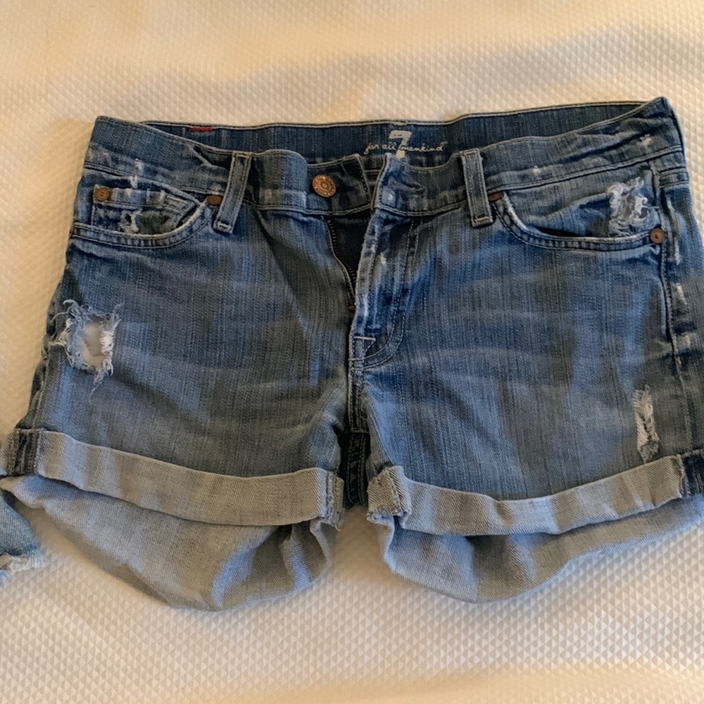 7 for all Mankind Jean shorts